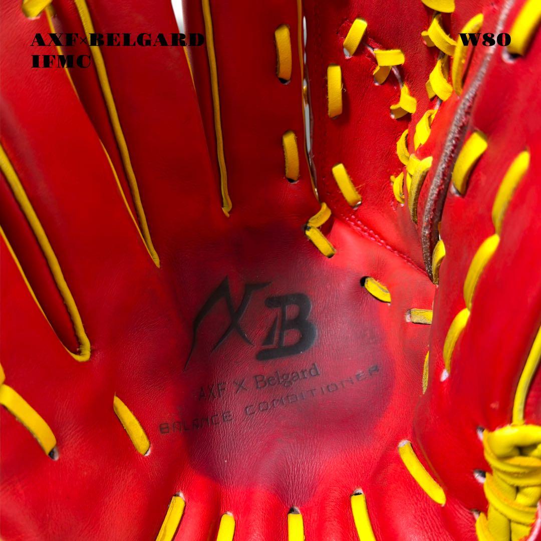 希少品！ AXF BELGARD アクセフ ベルガード IFMC グローブ 赤黄