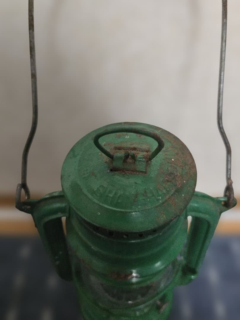 レトロ 別所ランタン 別所ランプ グリーン