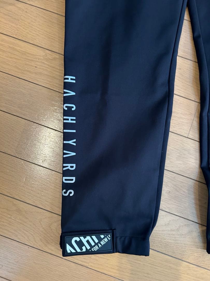 2XL 8YARDS ハチヤーズ アンクルストラップ ジョガーパンツ ブラック