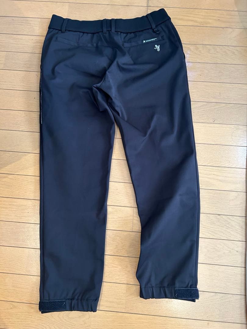 2XL 8YARDS ハチヤーズ アンクルストラップ ジョガーパンツ ブラック