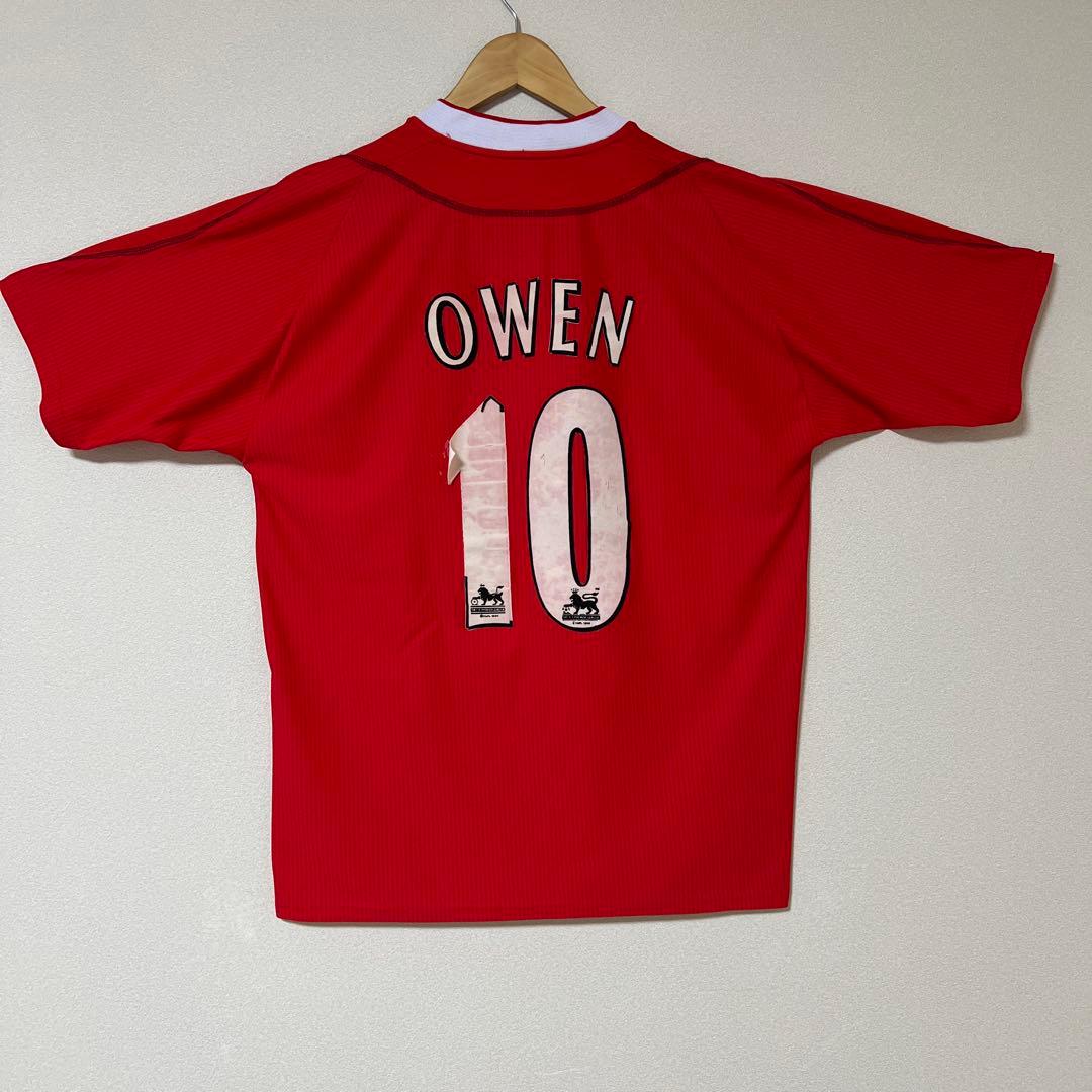 訳アリ reebok リバプール ユニフォーム マイケル・オーウェン02/04