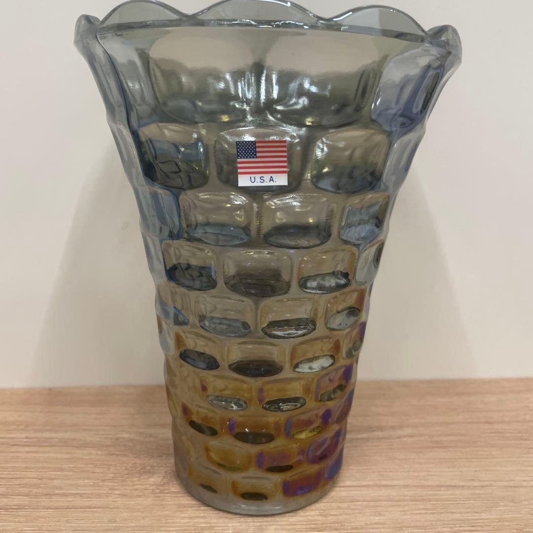 Federal ヴィンテージ フェデラル グラス ベース 花器 花瓶　70’s