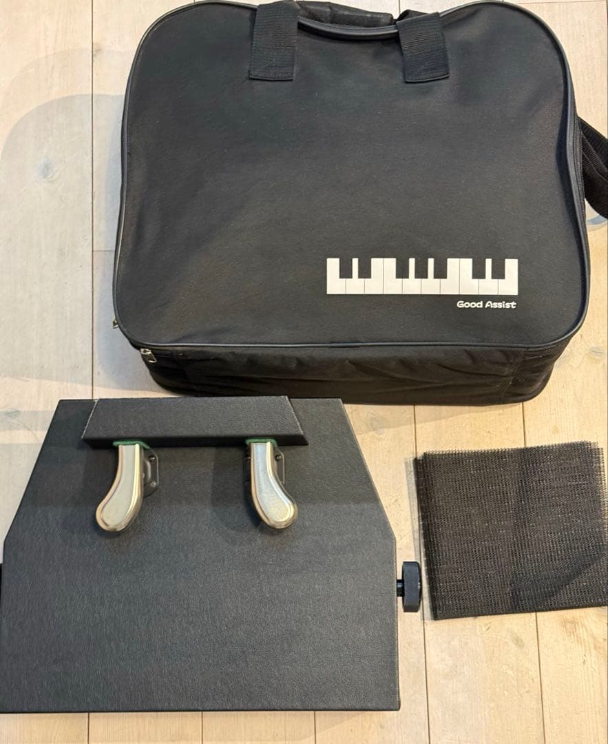 【お得な専用ケース付き♪】吉澤　ピアノ補助ペダル　AX-100 足台　補助台