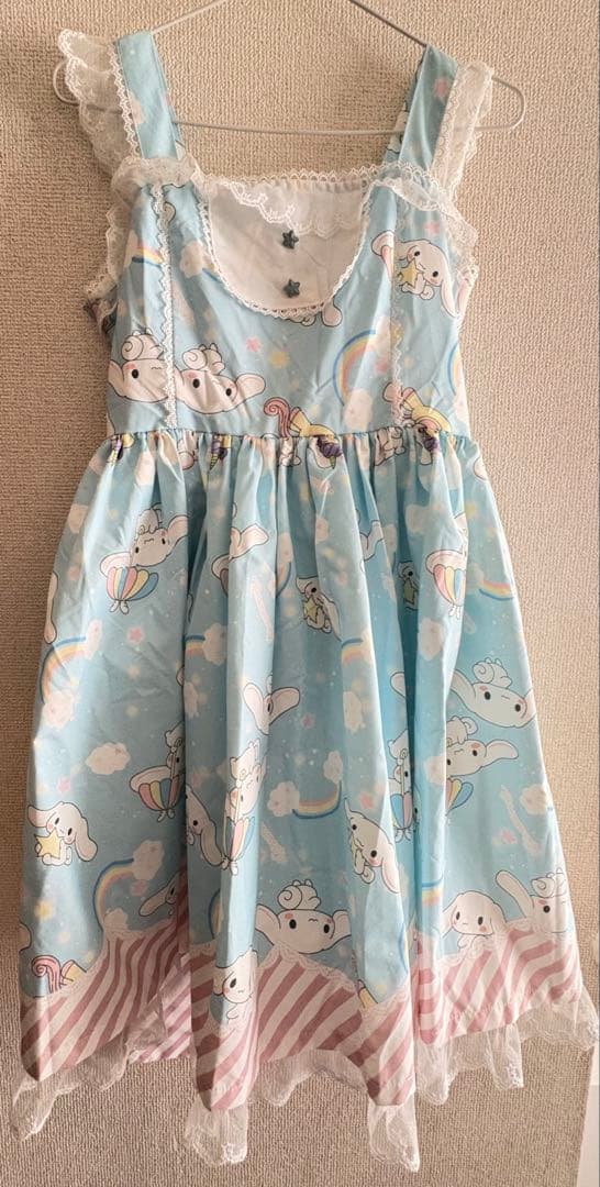 シナモロール ロリータ ワンピース　Lサイズ　シナモン