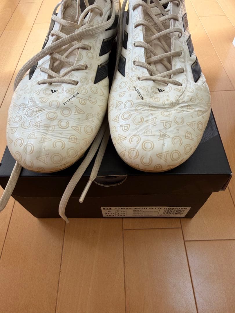 adidas Copa サッカーシューズ FG ホワイト/ブラック