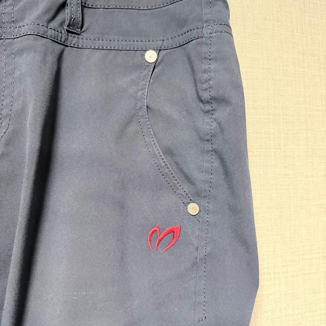 美品　マスターバニーエディション ゴルフパンツ ネイビー 0 ストレッチ