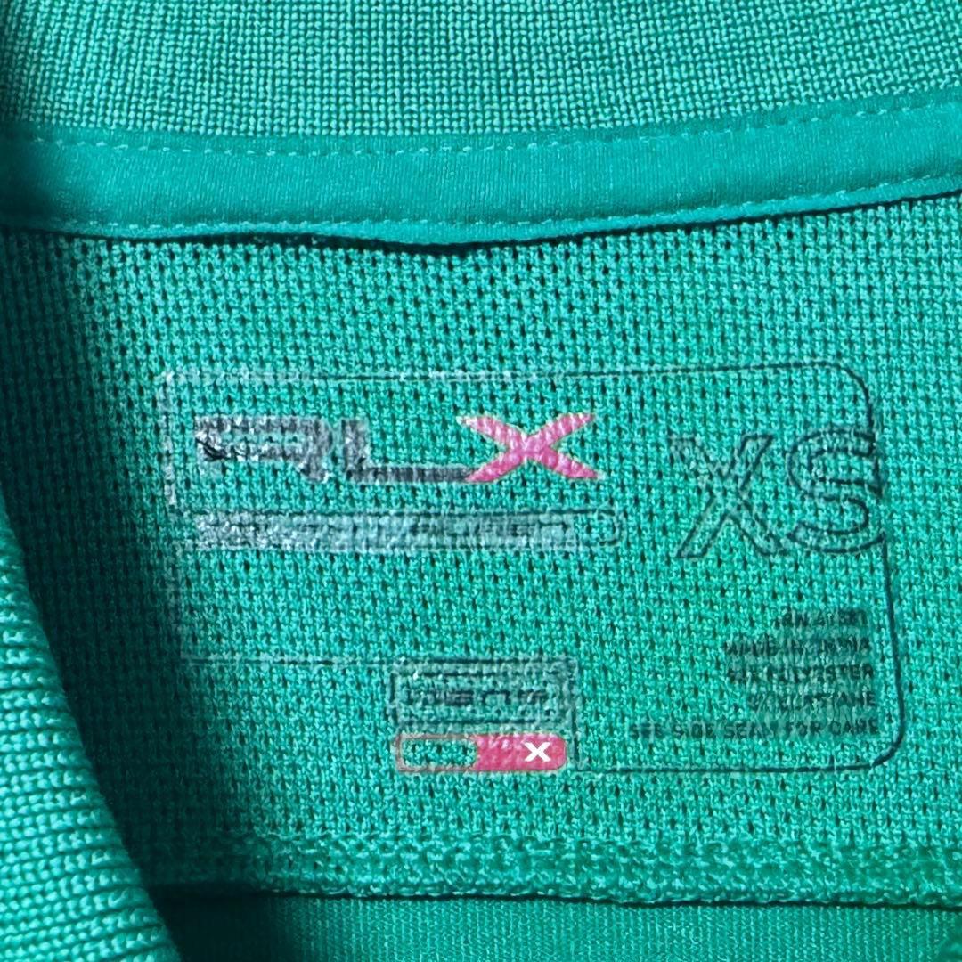 RLX アールエルエックス ロゴ 半袖 ポロシャツ グリーン XS ウェア