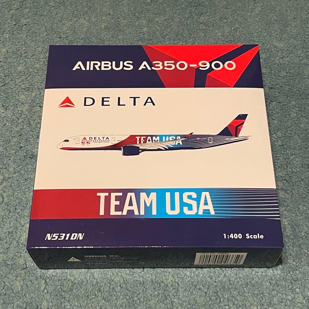 DELTA A350-900 デルタ航空 TEAM USA オリンピック ph