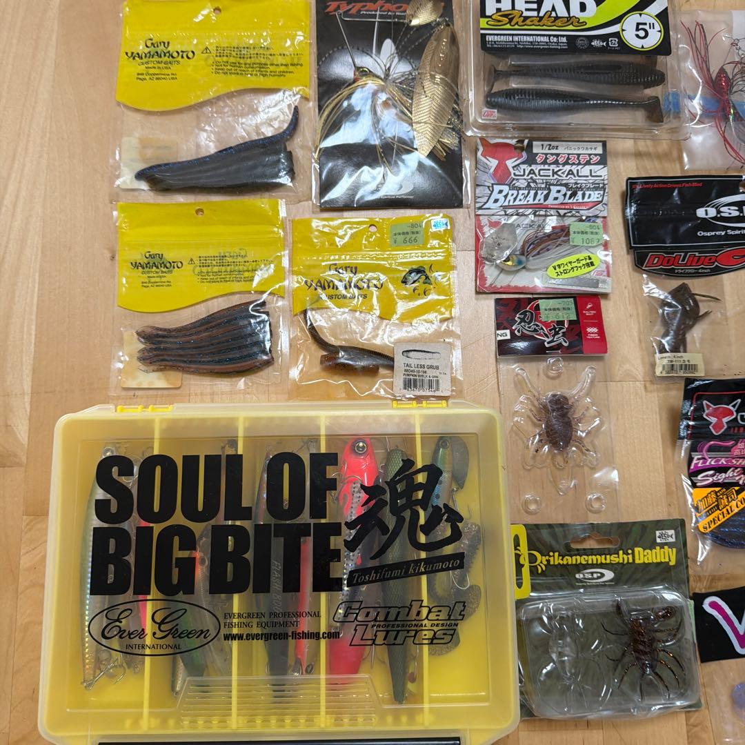バス釣りルアー、ワームまとめ売り