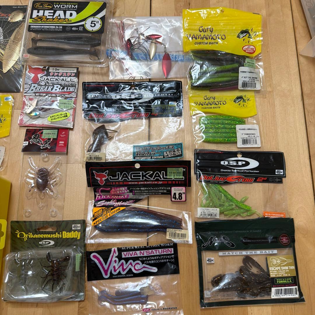 バス釣りルアー、ワームまとめ売り