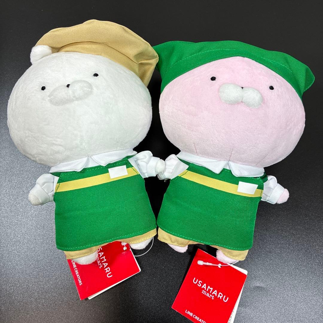 うさまる　minimart ぬいぐるみS うさまるとうさこ