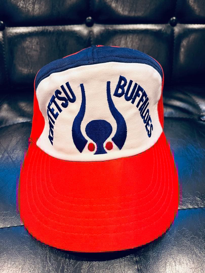 近鉄バッファローズ　キャップ　52〜54cm(フリーサイズ) ヴィンテージ