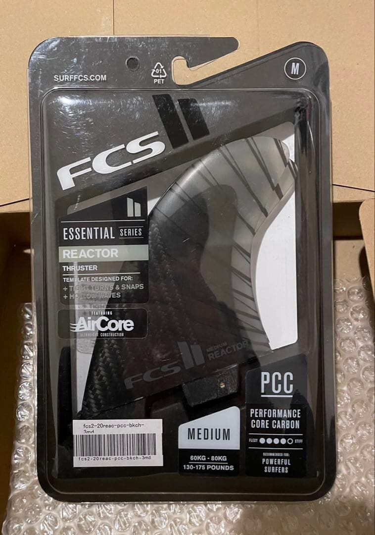 サーフィン・ボディボード FCS 2 REACTOR TRI FIN SET