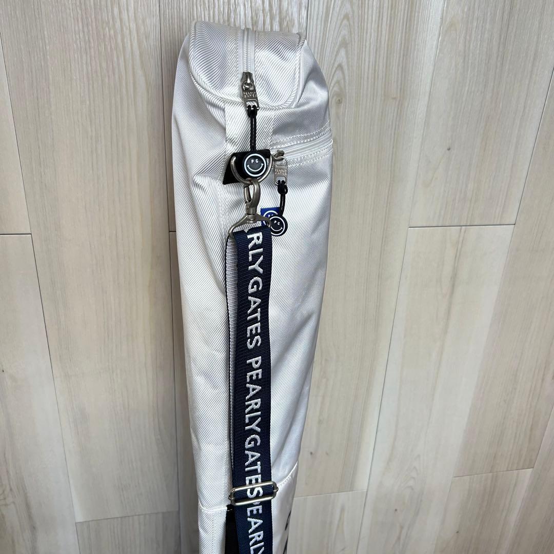 【バッグ】パーリーゲイツ 練習用ゴルフバッグ ホワイト　美品！