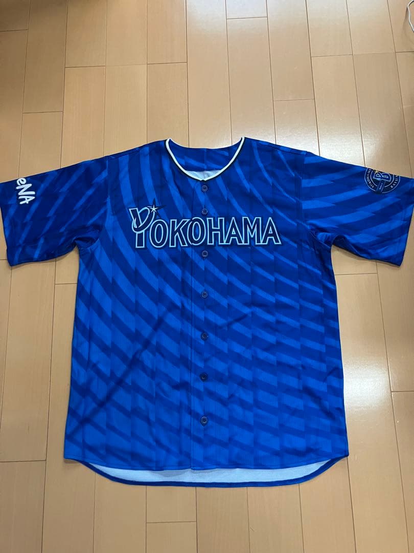 横浜denaベイスターズ　ハイクオリティー　ユニフォーム　背番号無し　無地　L