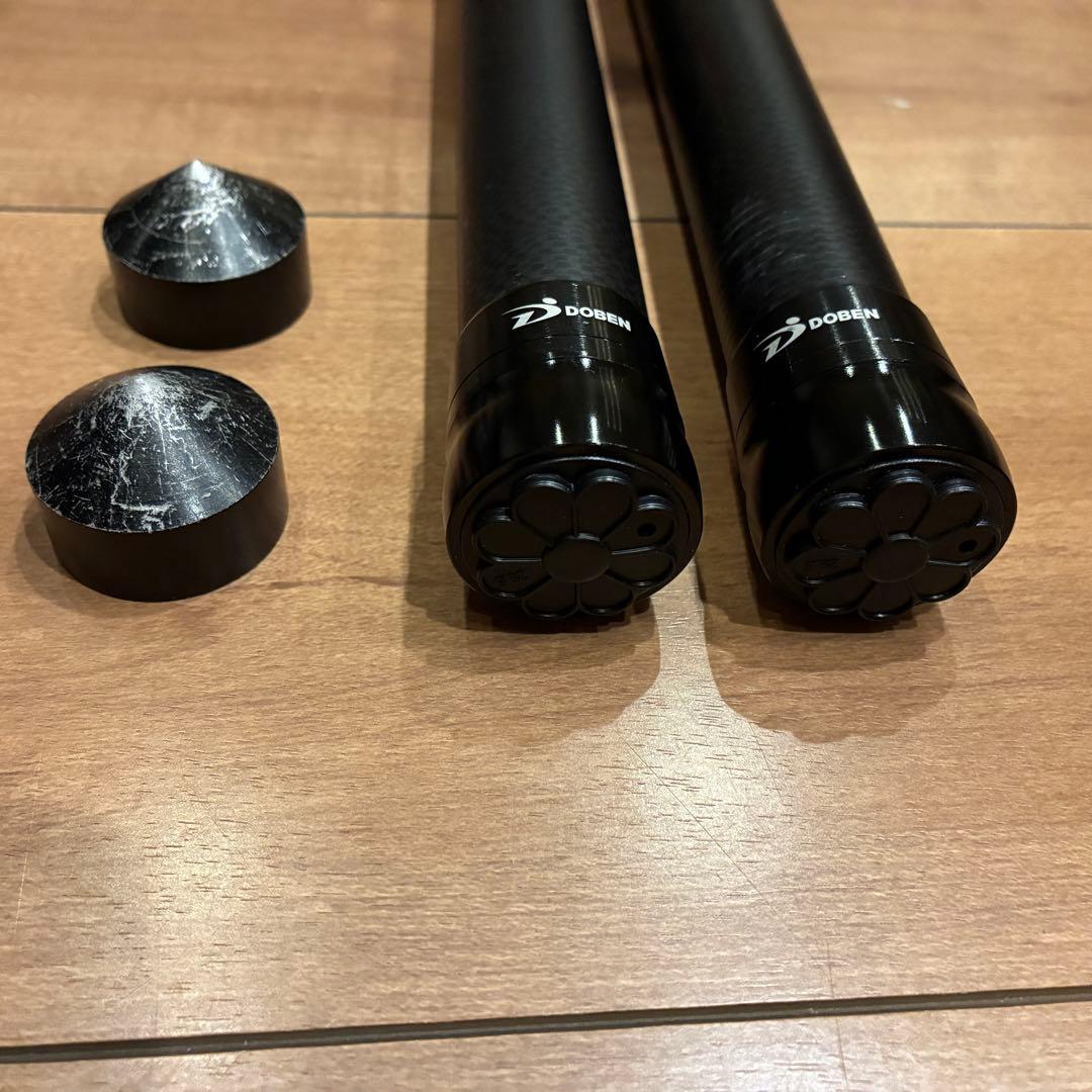 【中古品】2本セット　カーボンタープポール 2.1m　収納袋付き