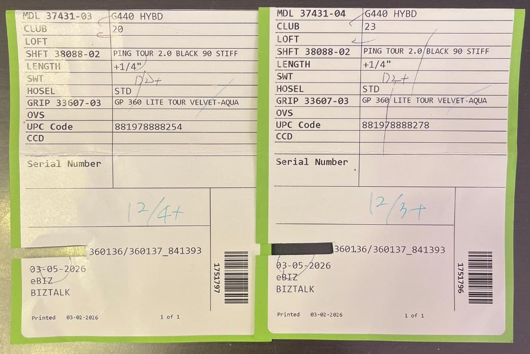 値下済【特注・超美品】G440 HB #3 #4 BLACK 90S