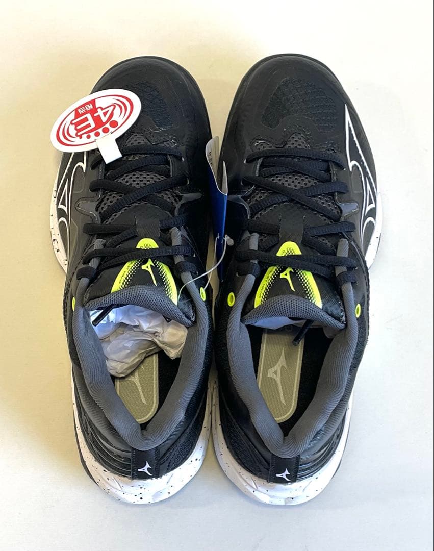 ミズノ【23.0cm】71GA244440 バドミントンシューズ 幅広 ブラック