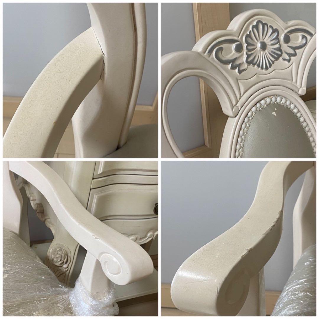 [まもなく販売終了の商品‼️]海外輸入家具（クラシックな高級椅子二脚）