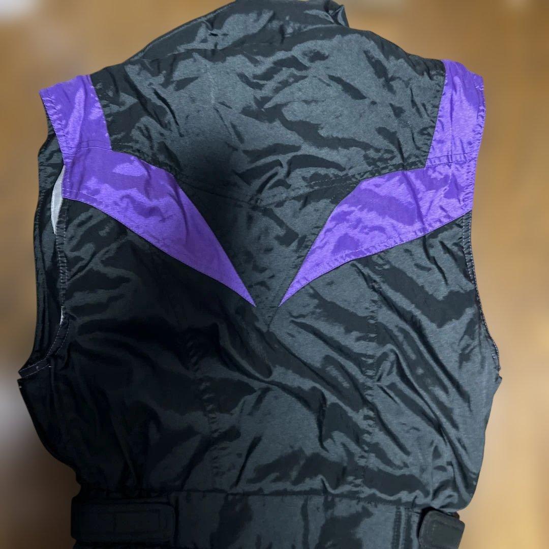 PURSERLINE スキーウェアセット 紫/黒　LL