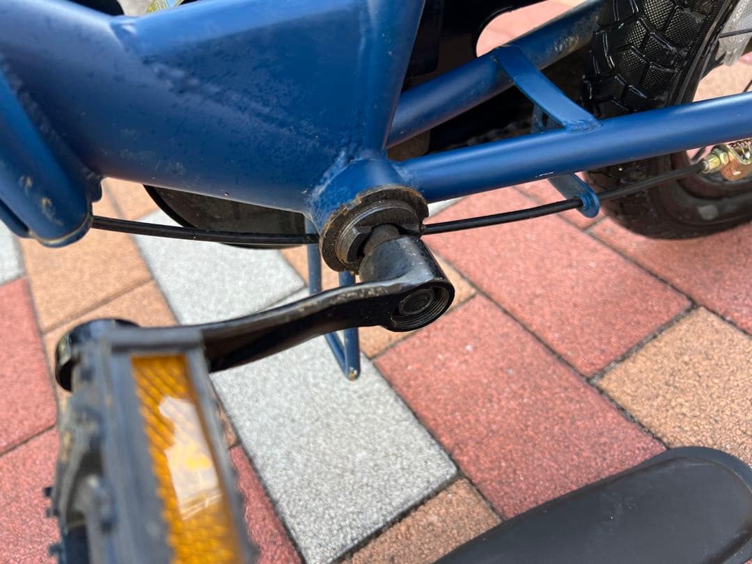 千葉県流山市発送　Ravi 幼児用自転車 14インチ ネイビー 補助輪付き