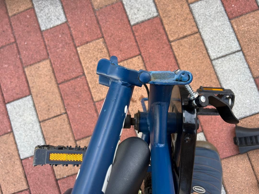 千葉県流山市発送　Ravi 幼児用自転車 14インチ ネイビー 補助輪付き