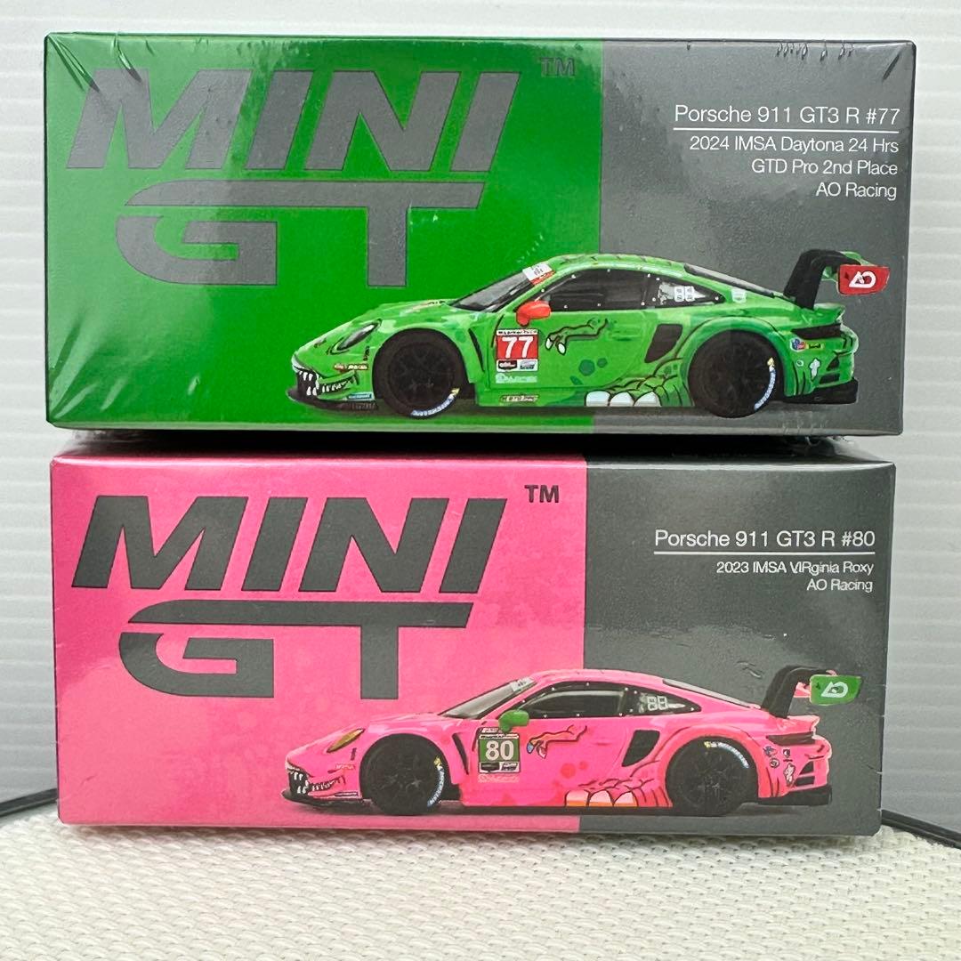 MiniGT　ミニカー　ポルシェ 911 GT3 R Rexy & Roxy