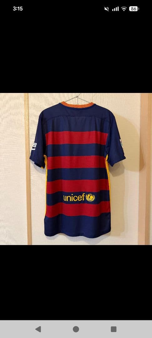 15-16 FC バルセロナ ユニフォーム Mサイズ