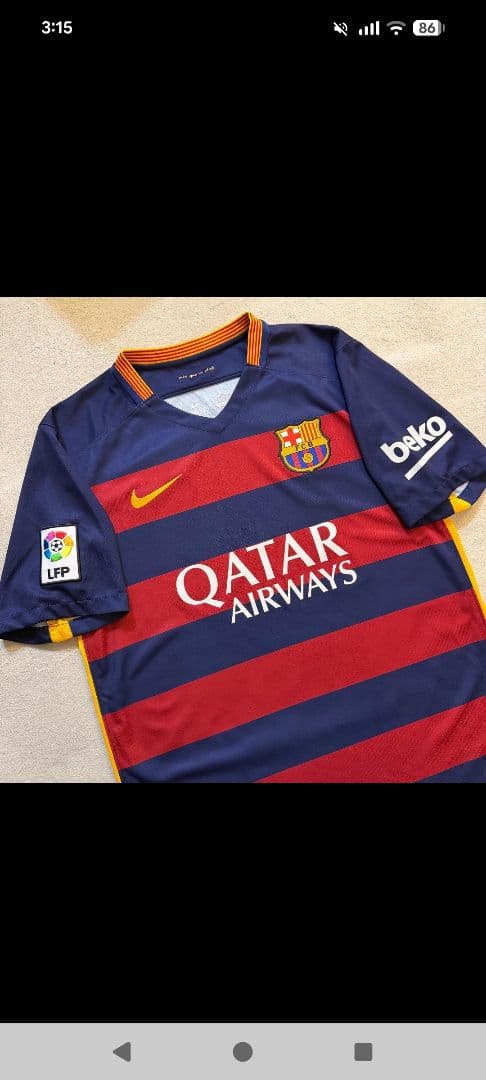 15-16 FC バルセロナ ユニフォーム Mサイズ