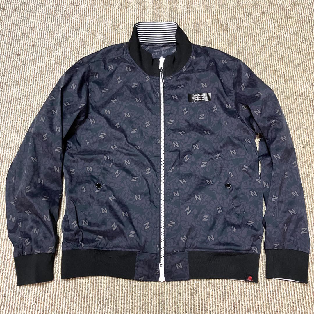 【フォロー割】 美品 ニューバランスゴルフ リバーシブルジャケット 5 総柄