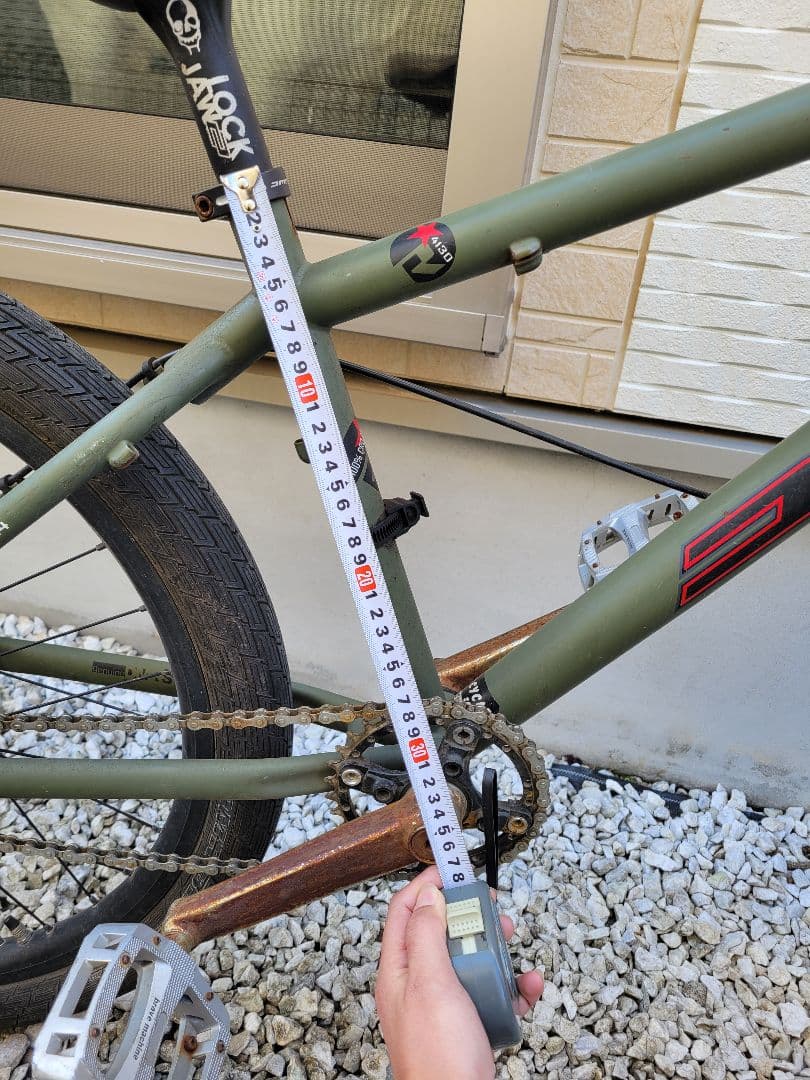 DMR マウンテンバイクオリーブグリーン修理必要箇所あり