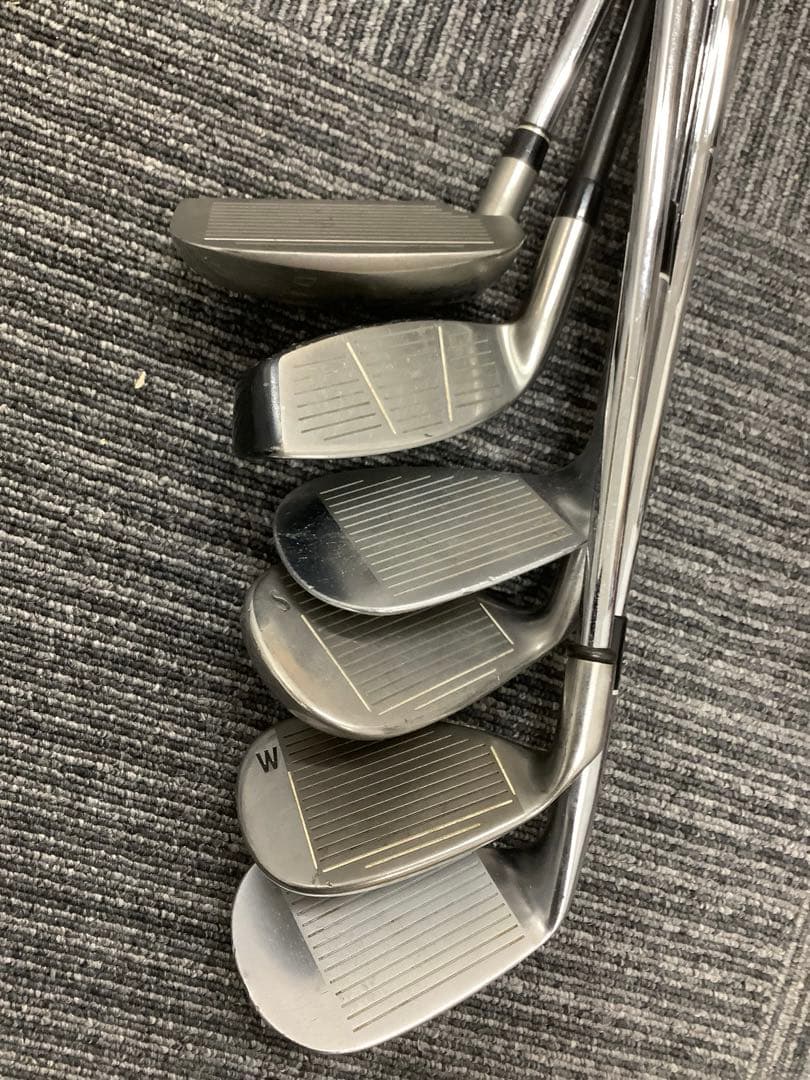 ゴルフクラブ17本セット ゴルフバッグ HI-BRID 黄色