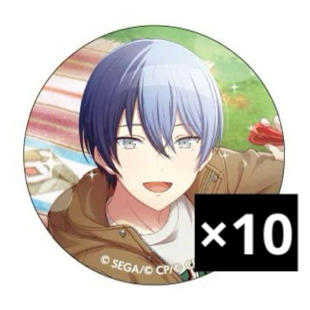 青柳冬弥 グリッター缶バッジ 13C