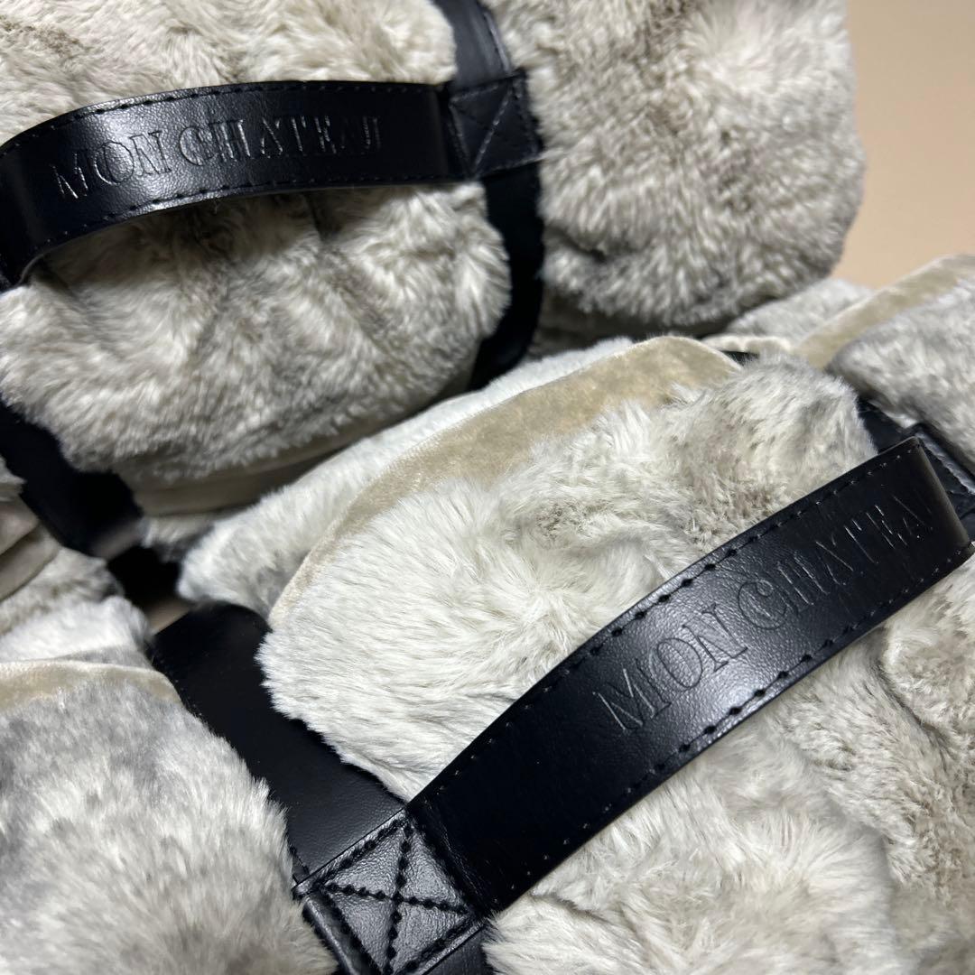 コストコMon Chateau ラグジュアリー フェイクファーブランケット2枚