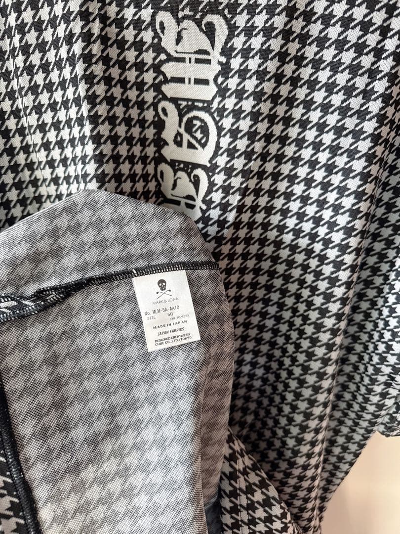 新品 ★ MARK&LONA モックネック シャツ マーク&ロナ 黒 正規品