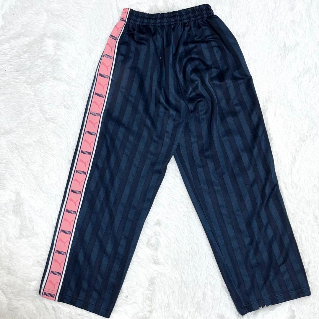 【にゃむ】PUMA ジャージ　上下セット　ロゴ　ピンク　ネイビー