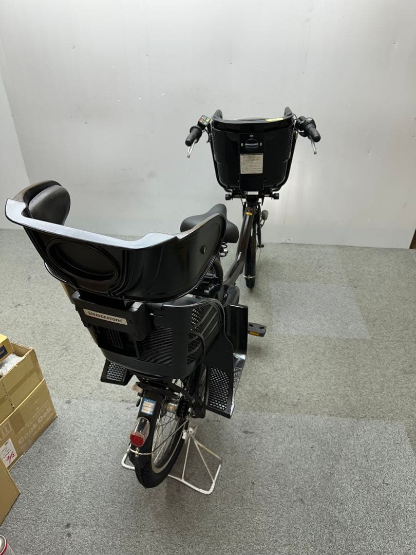 引き取り限定❗️3人乗り対応電動自転車　ブリヂストンアンジェリーノ 子供シート付き