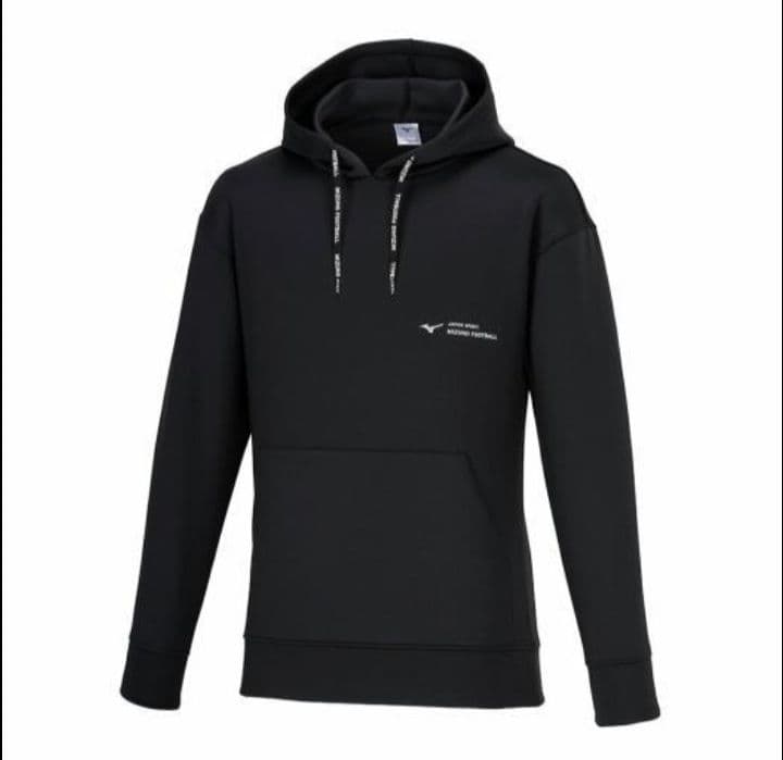 MIZUNOストレッチスウェットフーディー オフザピッチ ブラック2ＸＬ