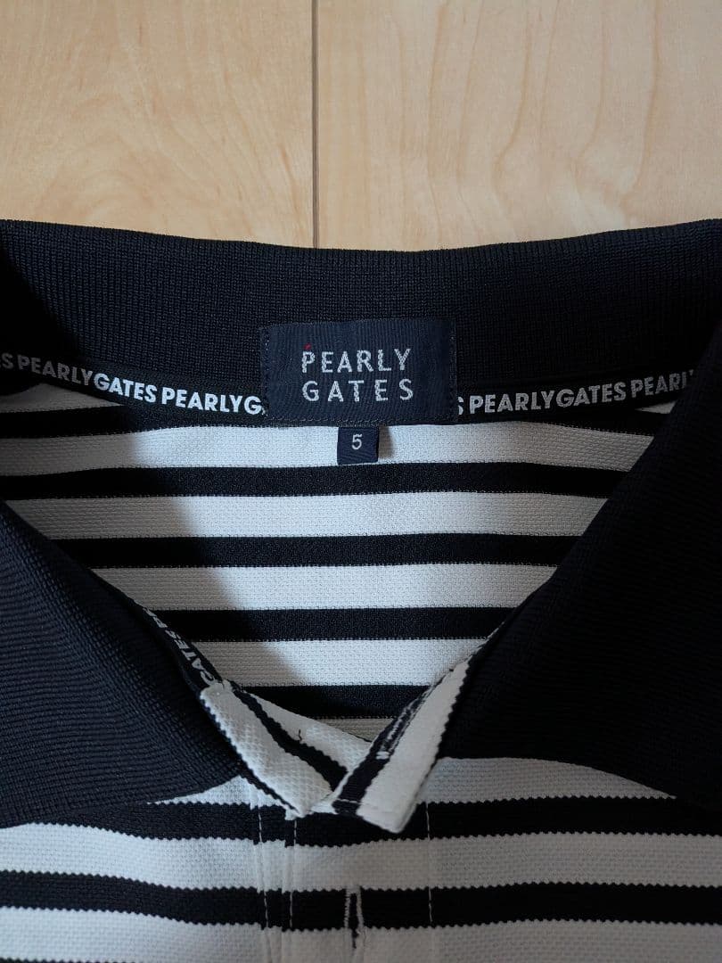 PEARLY GATES ストライプ ポロシャツ【新古品です】 サイズ5