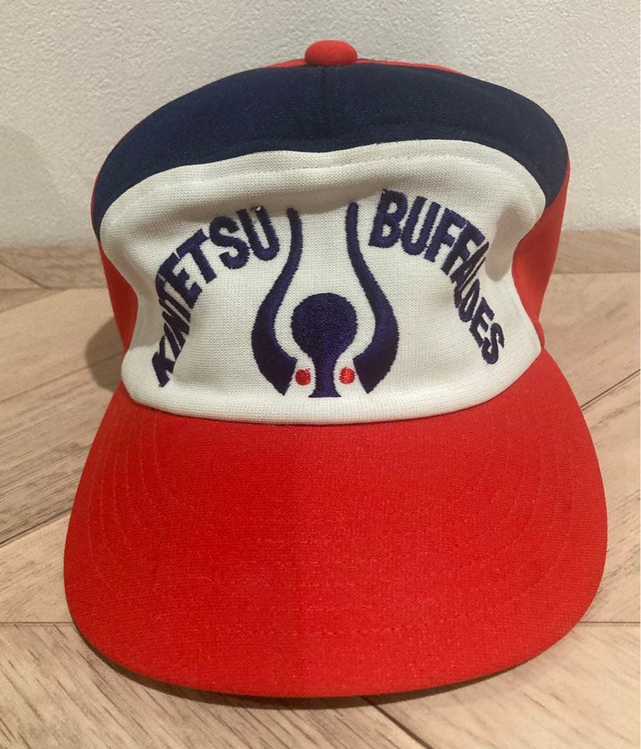 近鉄バファローズ　キャップ　日輪帽子製造オフィシャル品　岡本太郎デザインロゴ