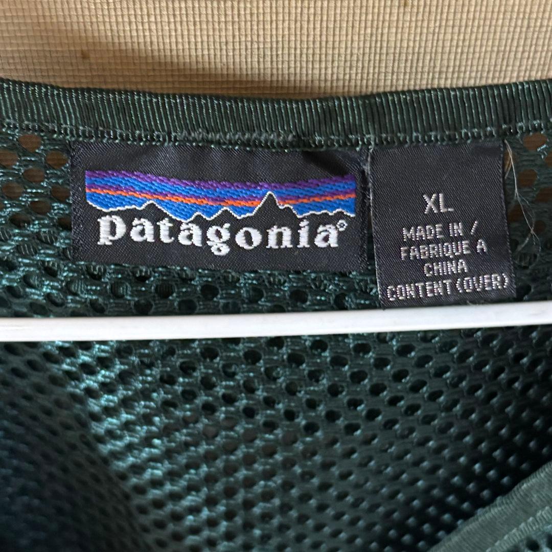 【良品】Patagonia パタゴニア フィッシングベスト ダークグリーン XL
