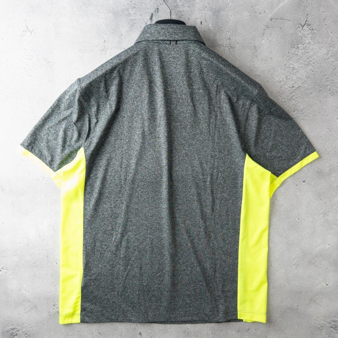 美品 ナイキゴルフ Dri-FIT ポロシャツ XL グレー メッシュ速乾