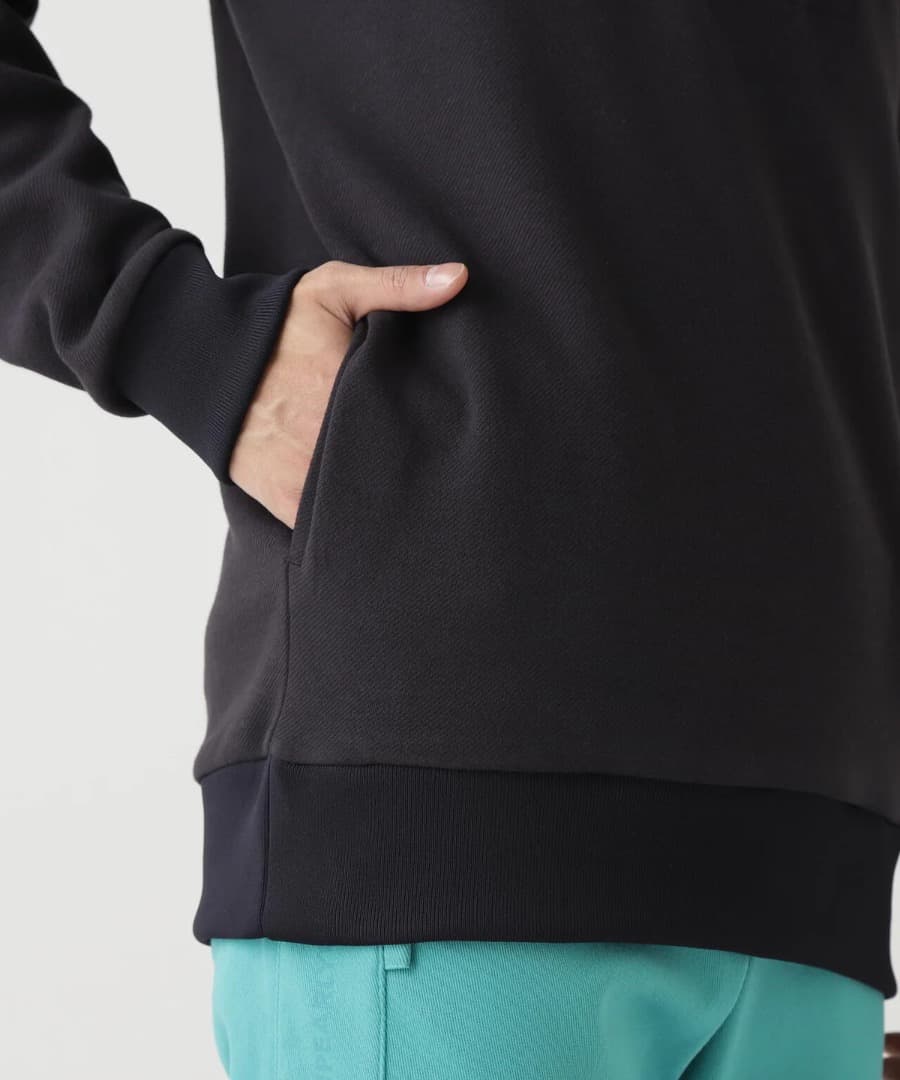 PEARLY GATES ツイル裏毛スウェットハーフジップアップ サイズ6