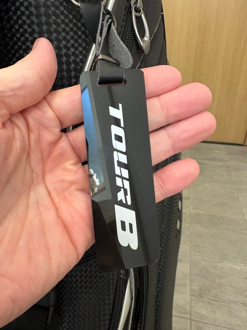 TOUR B ゴルフバッグ ブラック　フードあり