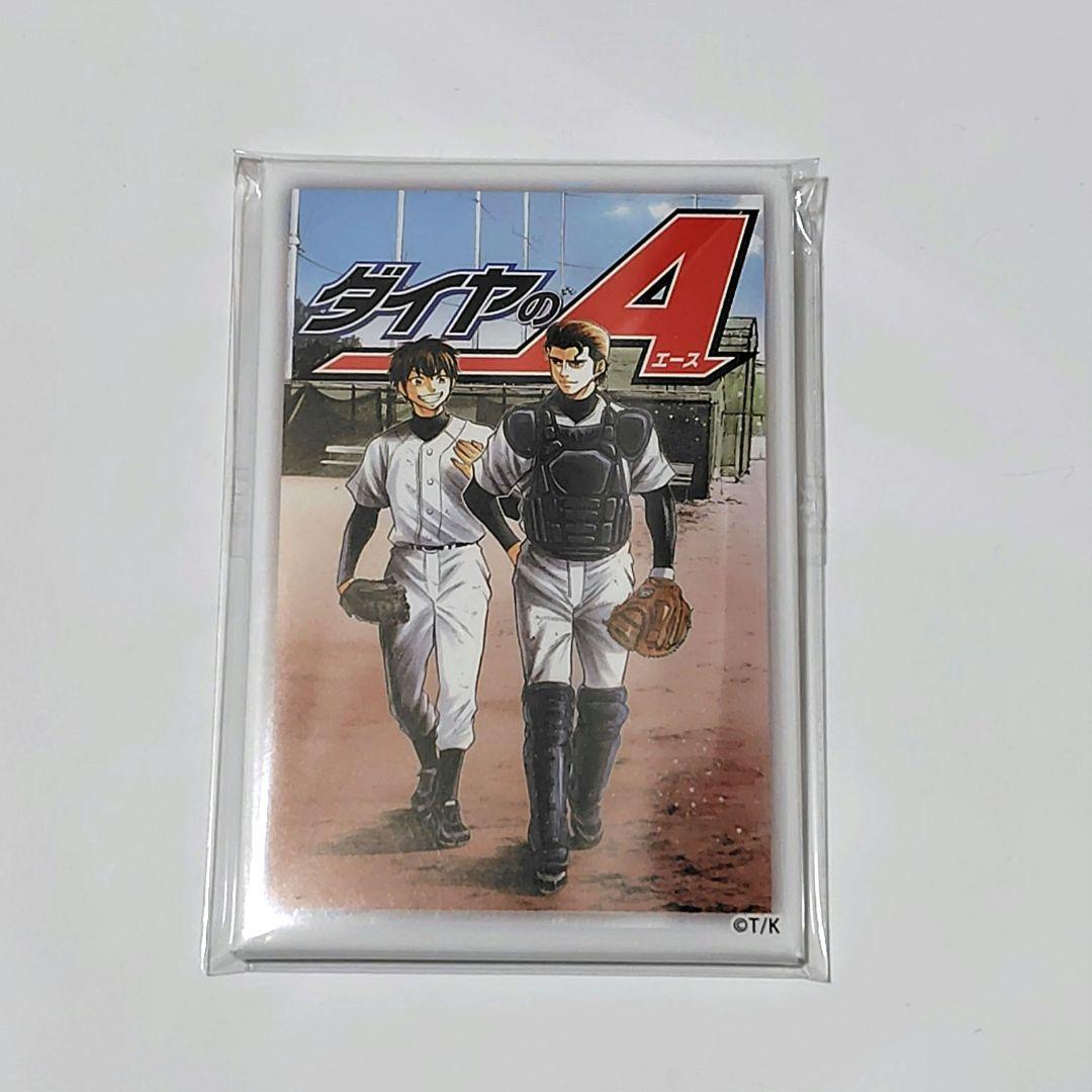 ダイヤのA　原画展　スクエア缶バッジ　5巻　表紙　沢村栄純　クリス