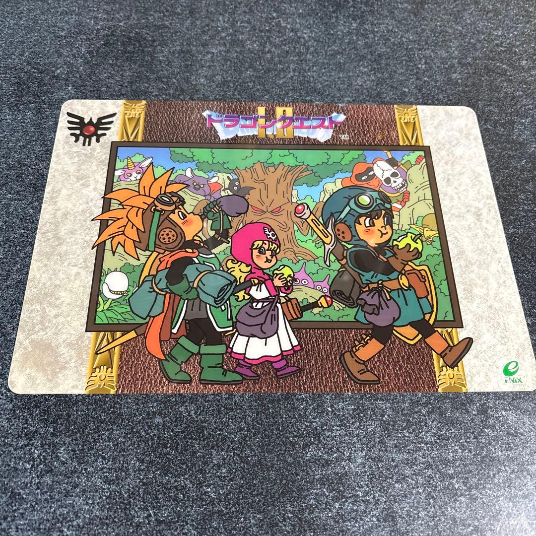 ドラゴンクエストI・II　下敷き　[超希少品]